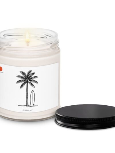 Scented soy candle
