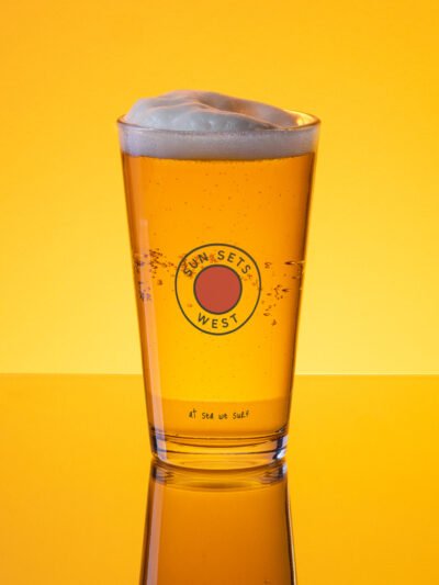 Shaker pint glass